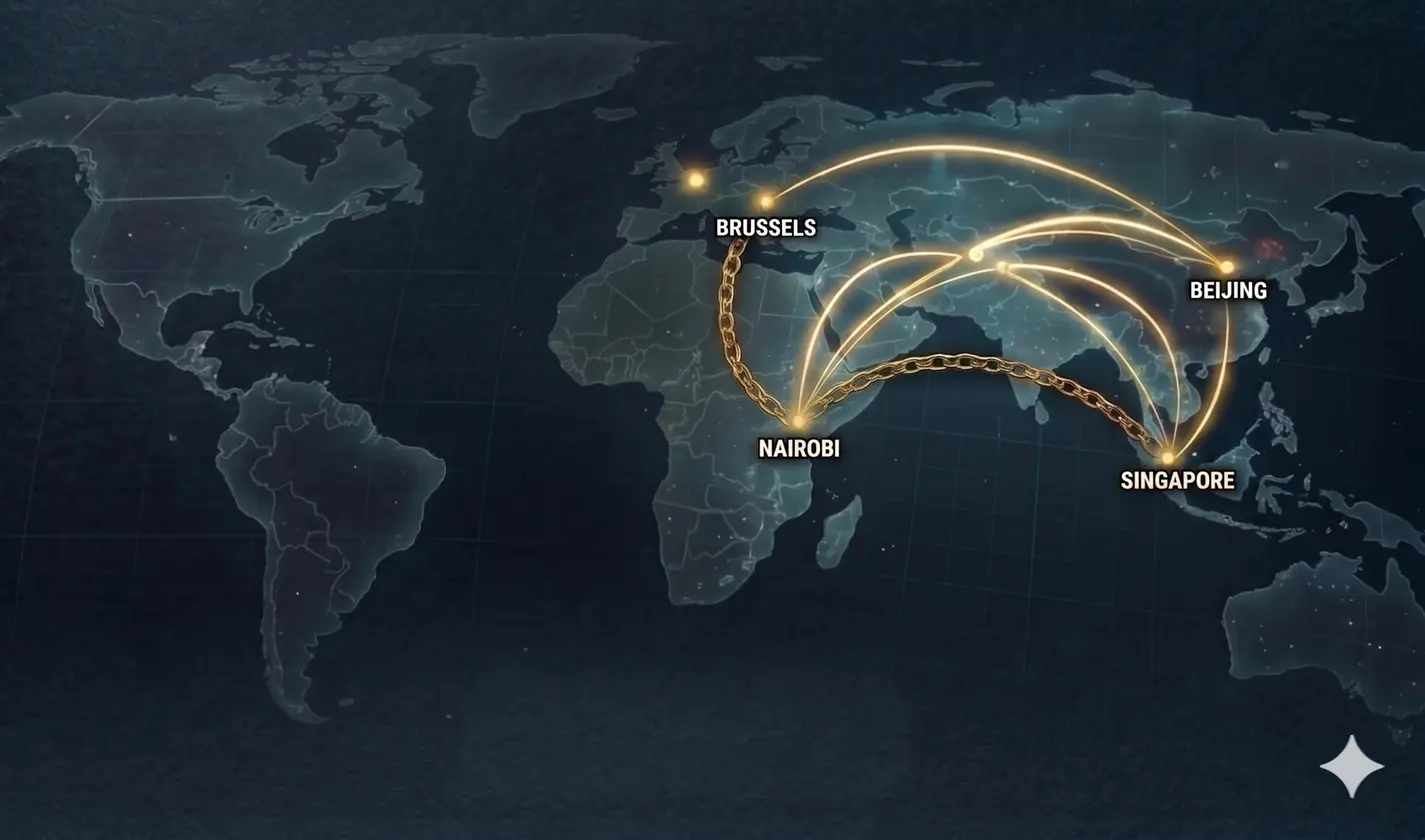 Geopolitical Connection Map